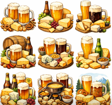 맥주와 치즈