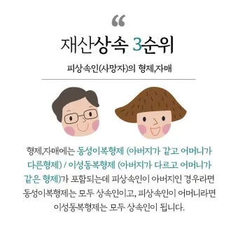 미혼 동생 사망 시 상속 및 상속순위 안내 자료집_14
