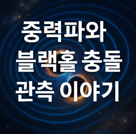 증력파와 블랙홀 충돌 관측 이야기