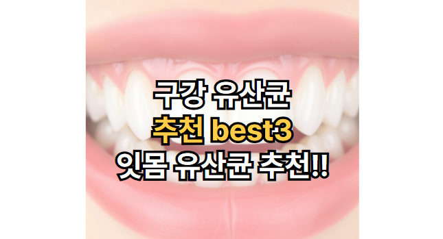 구강-유산균-추천-잇몸-유산균