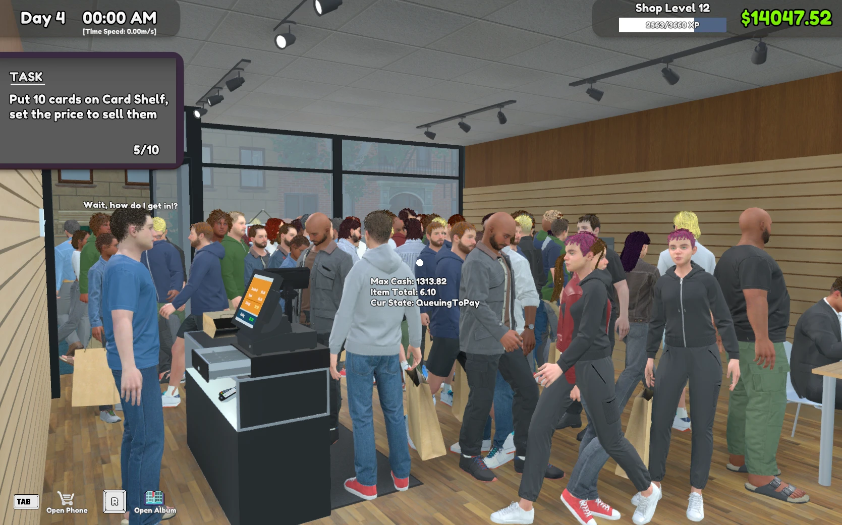 TCG 카드 숍 시뮬레이터