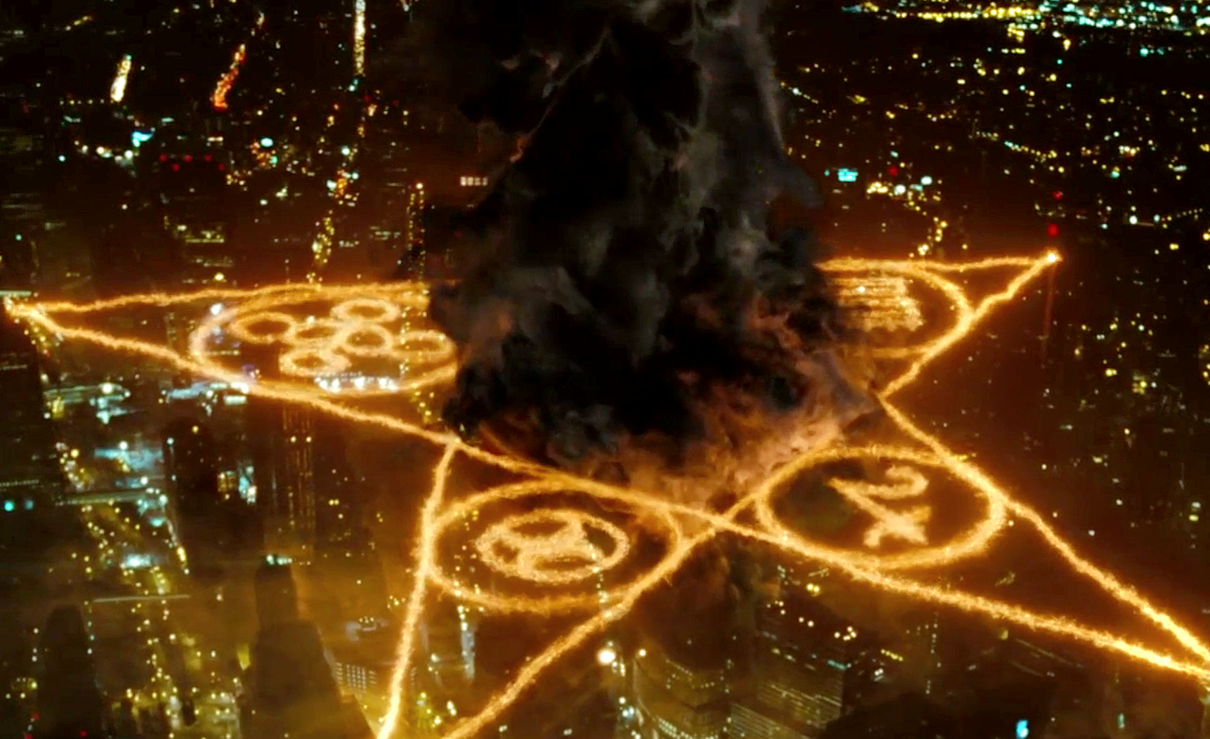 마법사의 제자 모르가나의 부활 의식 장면