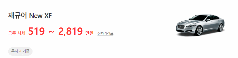 XF(X260) 중고차