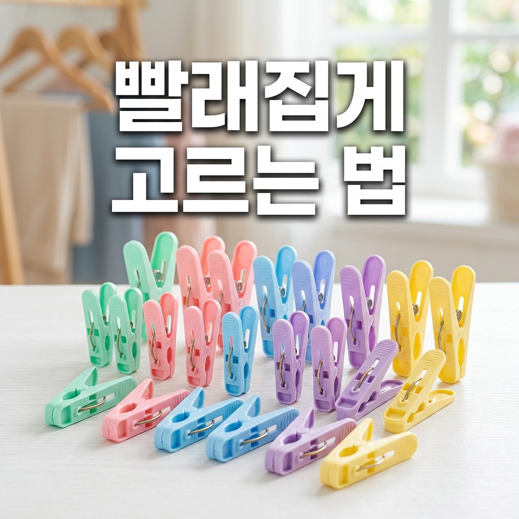 빨래집게 고르는법 방풍 실패 사례