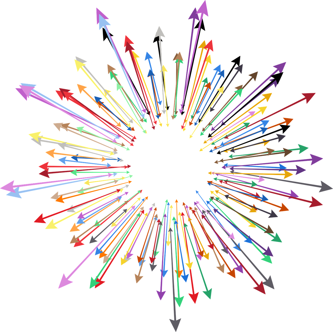 화살, 정보, 데이터,알고리즘 이미지