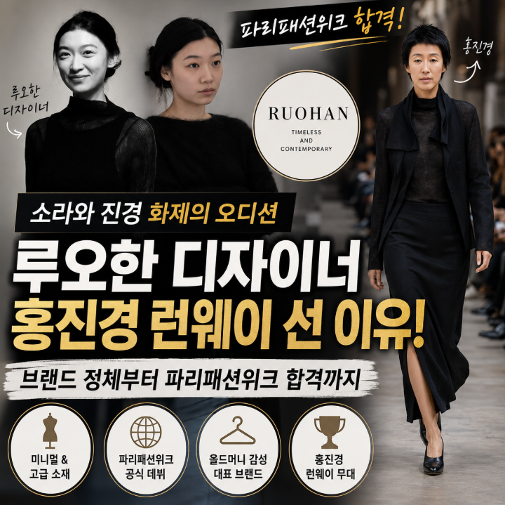 루오한 디자이너 누구? 홍진경 오디션 결과&middot;브랜드 RUOHAN&middot;파리패션위크 총정리