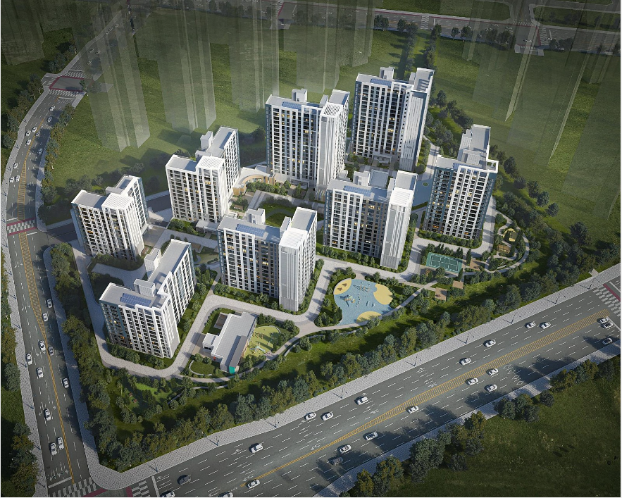 영종하늘도시 A33블록 공공분양 - 조감도