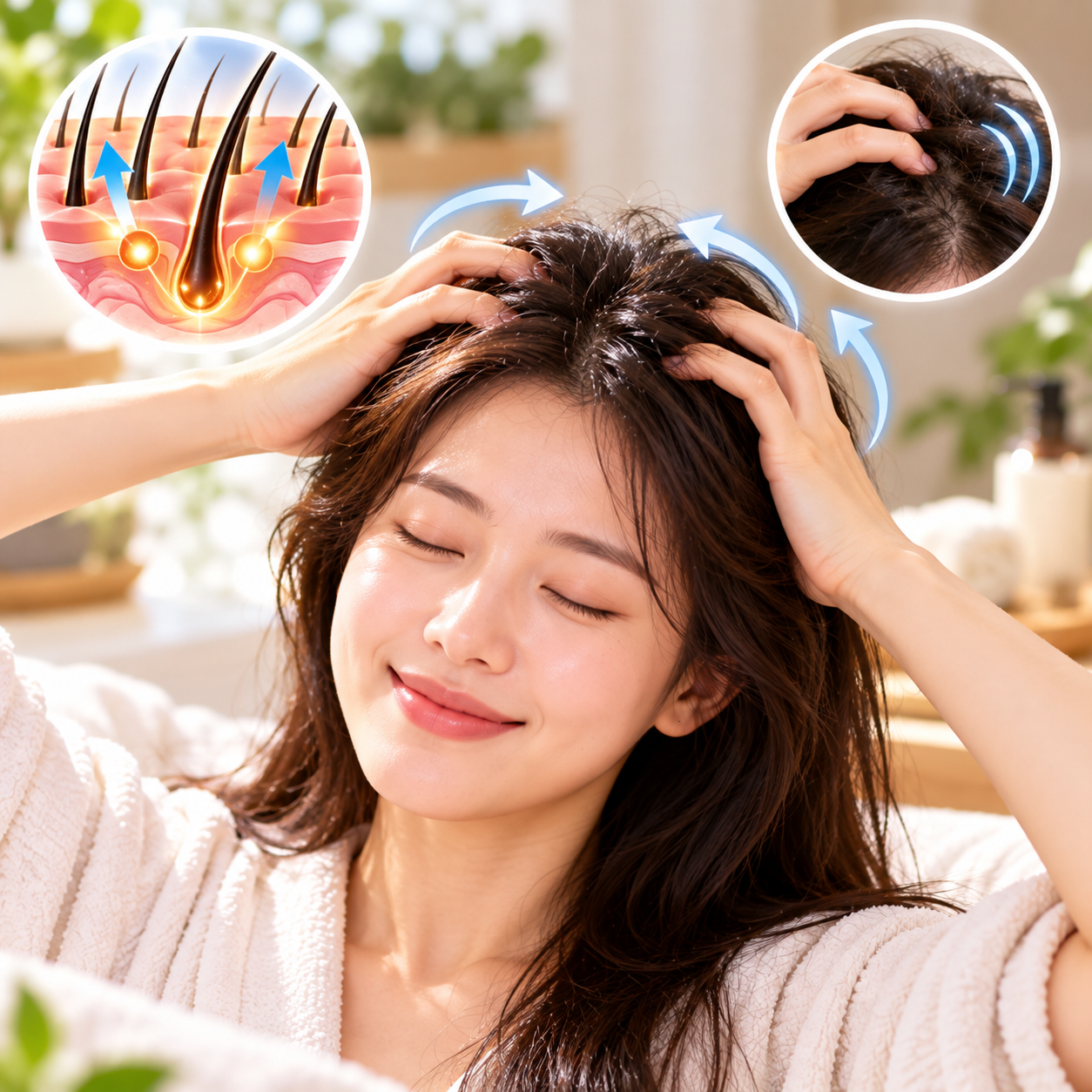 두피 마사지 효과 높이는 방법
