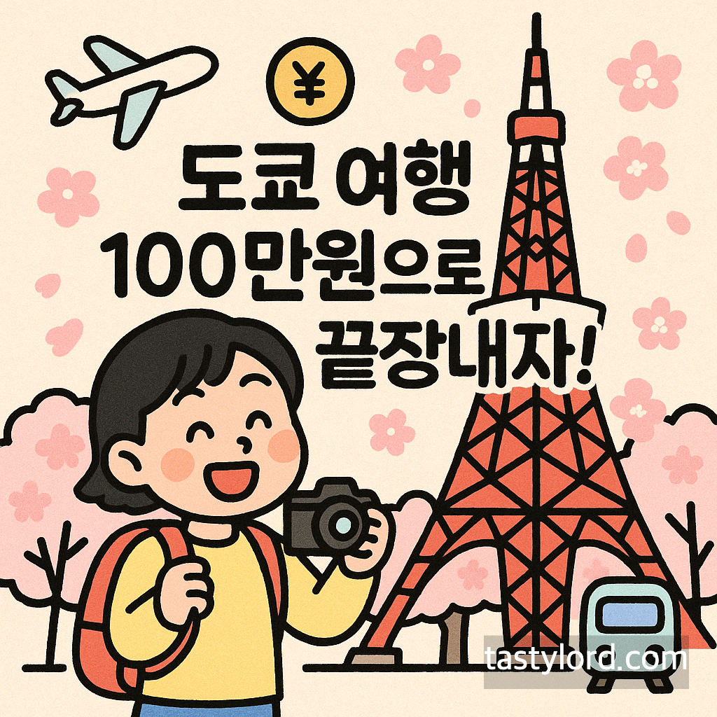 도쿄 여행 코스 100만원으로 끝장내는 완벽 가이드 (2025 최신)