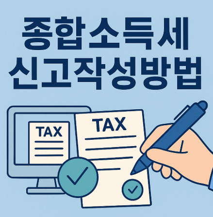 종합소득세 홈택스 신고서 작성 방법의 관련사진