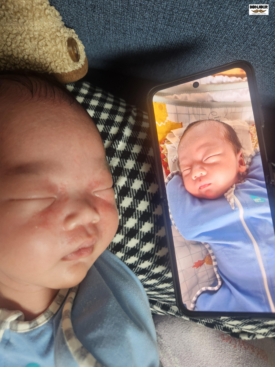 첫째의 어릴적모습과 둘째의 어릴적모습이 판박이 모습