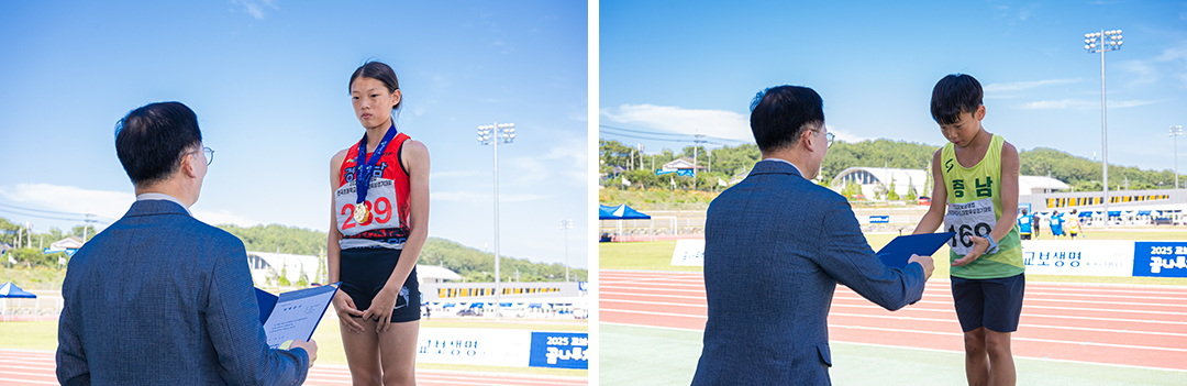 교보생명컵 꿈나무체육대회 유망주 인터뷰인 정재희, 김다연 선수