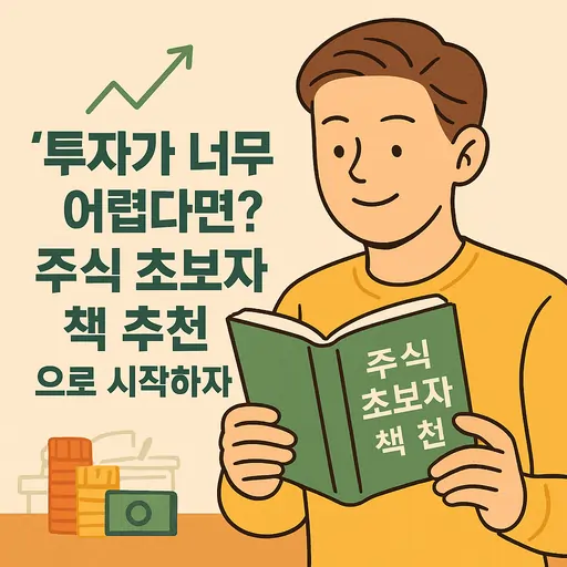 주식 초보자 책 추천 5종류, 투자 기초부터 심리학까지