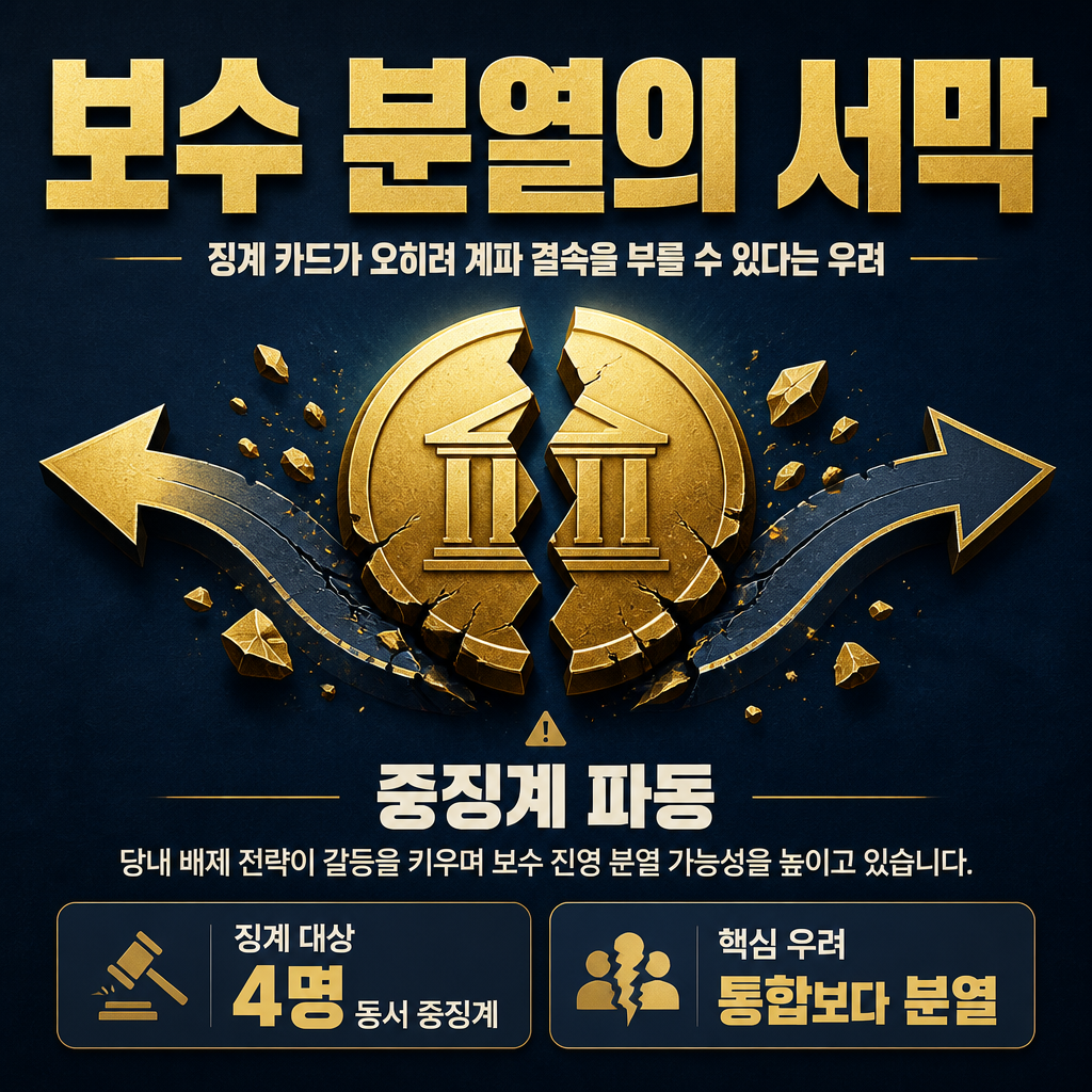 보수 분열의 서막