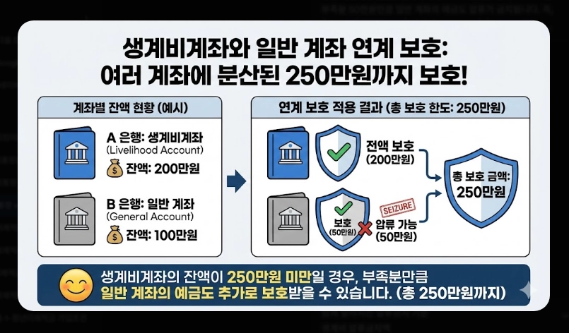 일반통장 vs 압류방지통장 차이 보호 금액 및 개설 조건 비교표 (2026년)