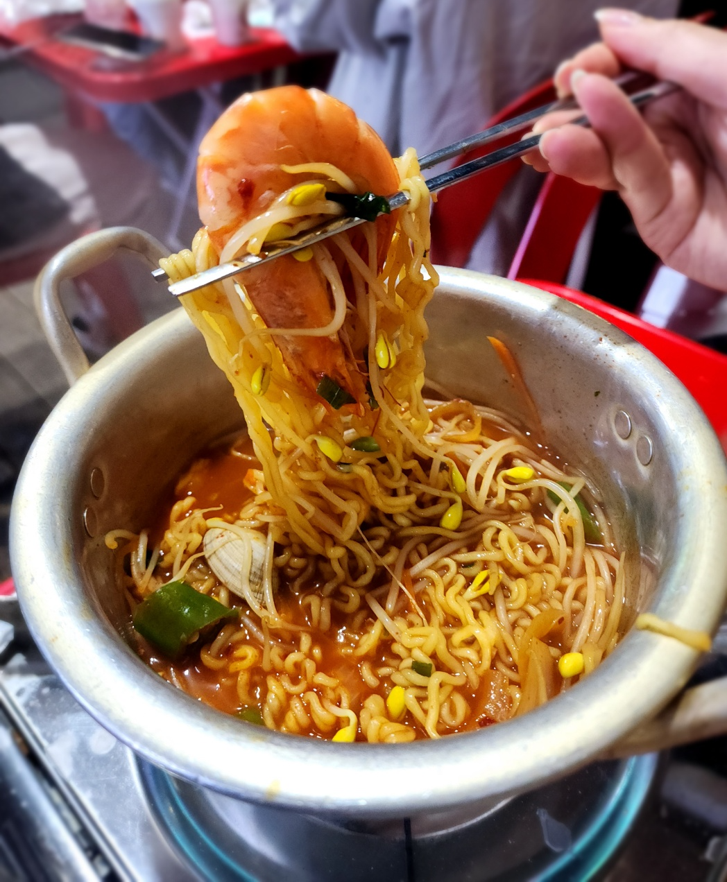 창우수산 해물라면