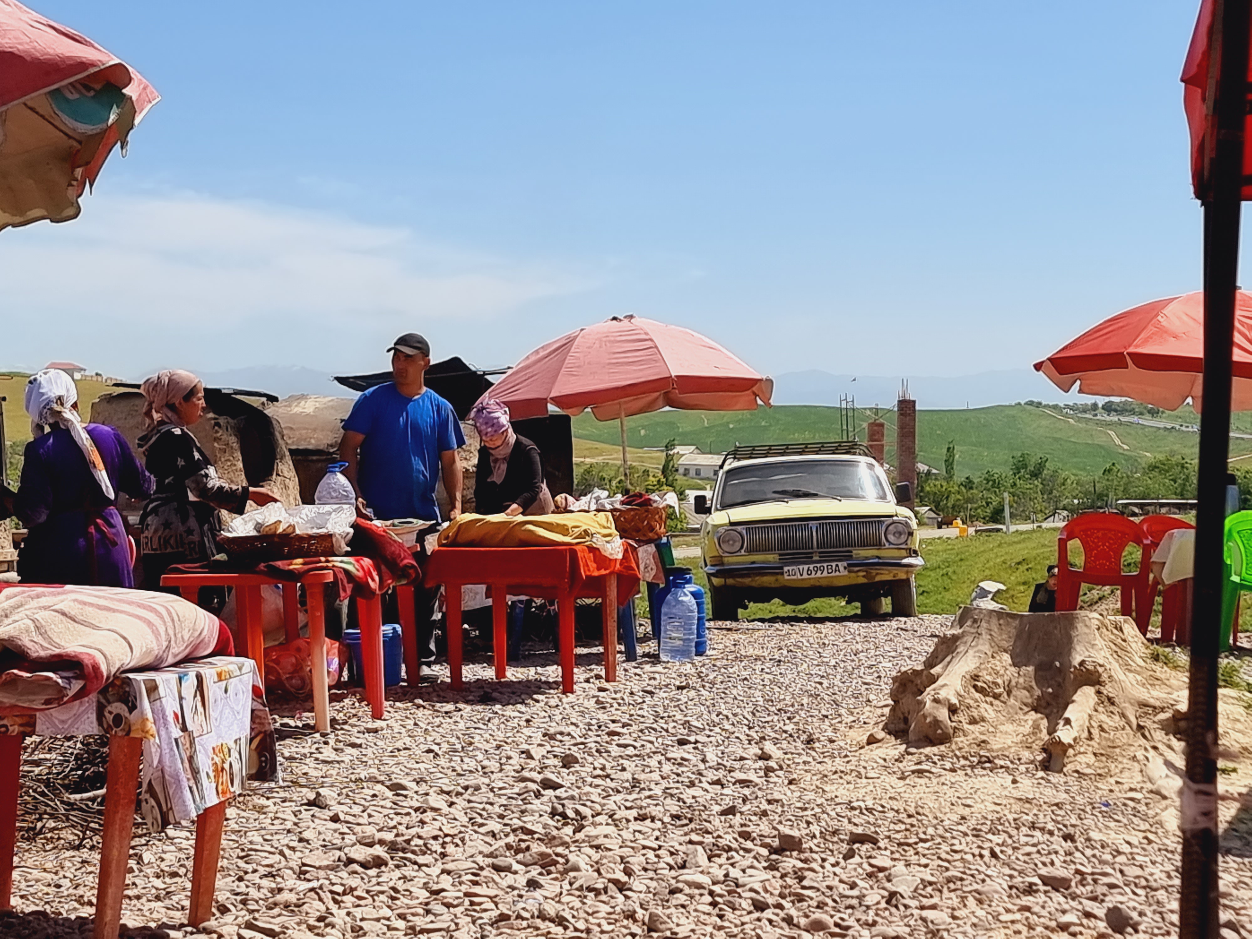 솜사 화덕과 간이 식당