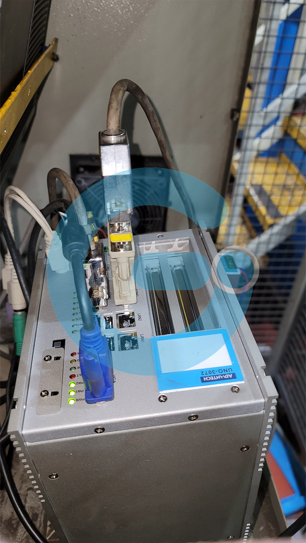 팔레타이저 컨트롤 판넬 PC XYCOM 3510 T -> ADVANTECH UNO-3072-P12CE 개조, 지아이오토메이션(주)_개조순서7