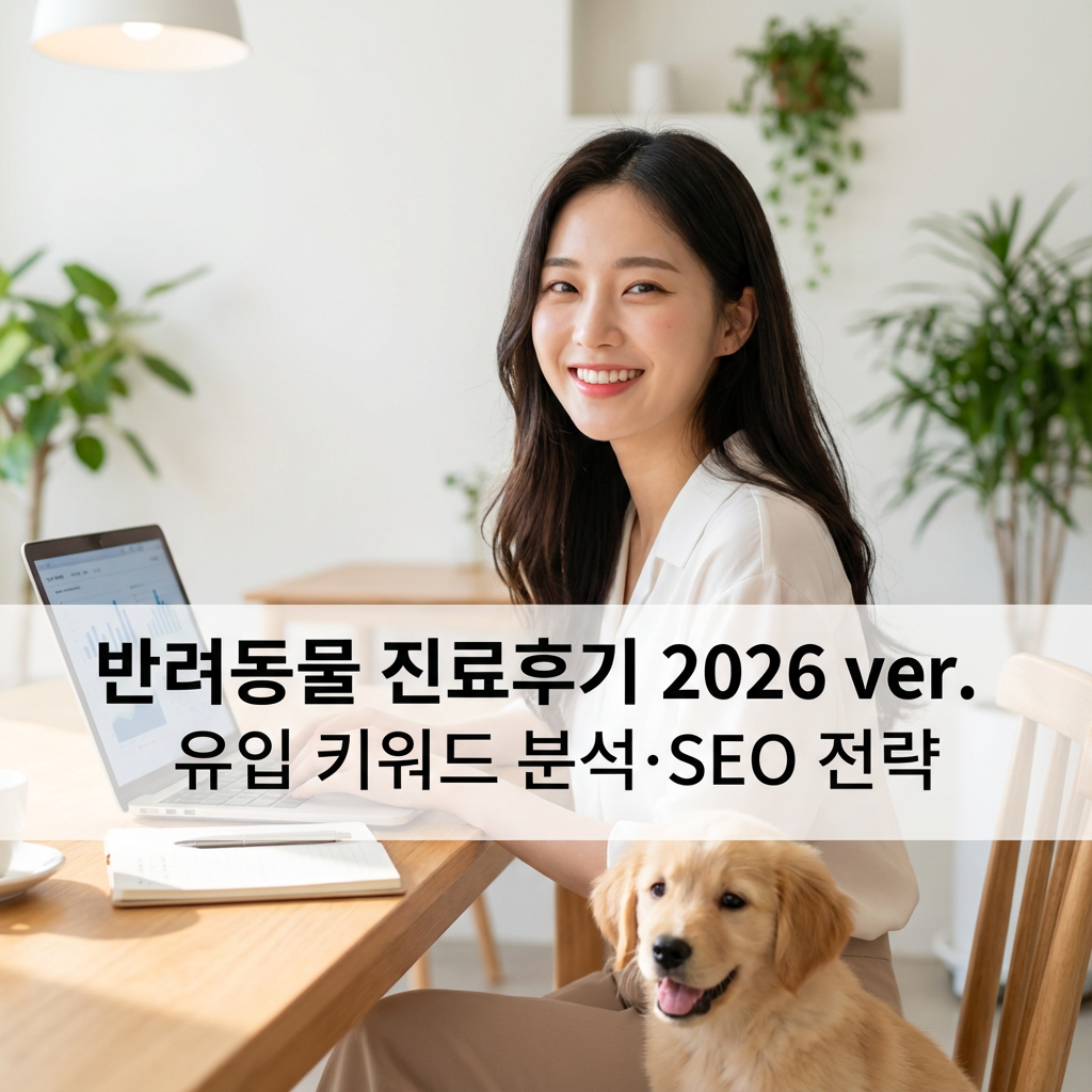 반려동물 진료후기 2026 ver. ｜ 유입 키워드 분석&middot;SEO 전략