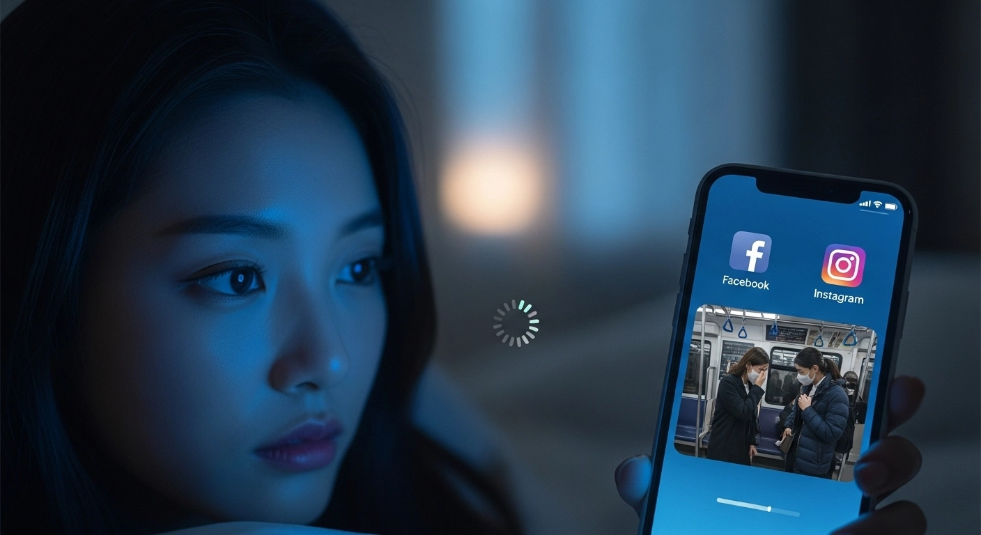 아이폰 화면 전환이 느려지는 장면 이미지