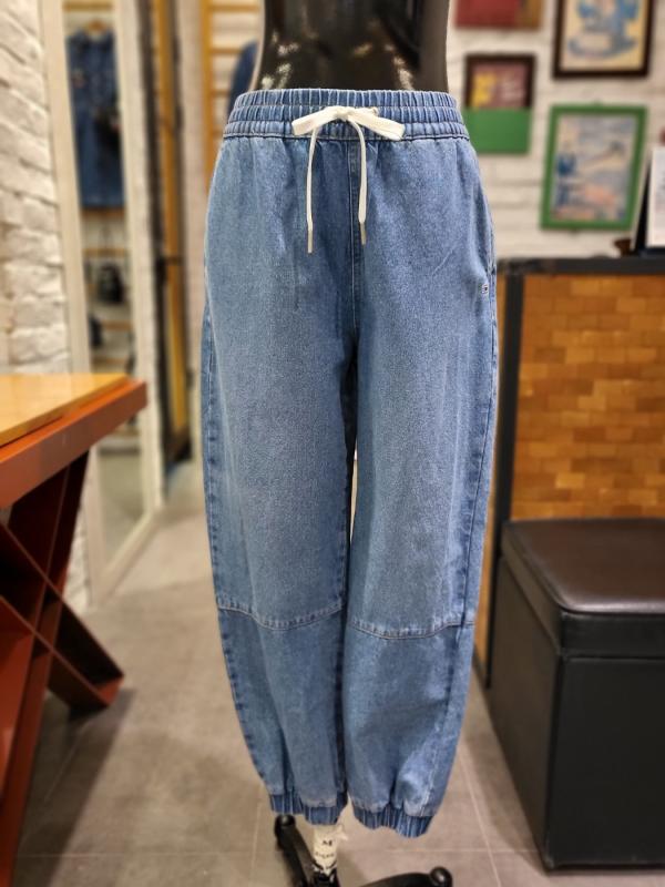 타미진스 여성 데님 조거 팬츠 타미진 T32D0NET18TWT2