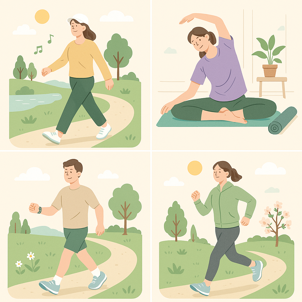 봄철 가벼운 운동