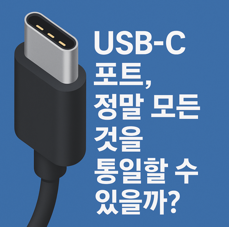 USB-C 포트, 정말 모든 것을 통일할 수 있을까?