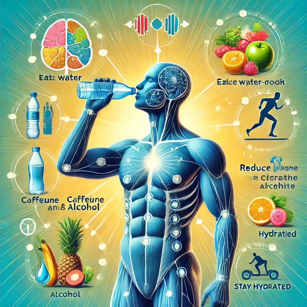수분 부족을 해결 하는 방법
