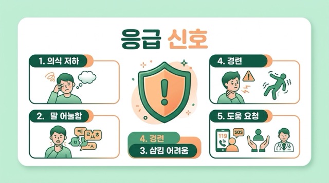 저혈당 응급 신호