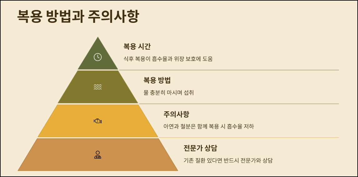 복용 방법과 주의사항