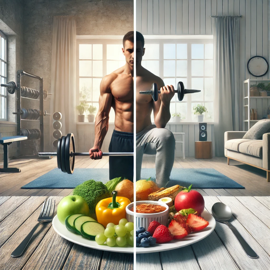 운동과 식이요법에 관한 사진