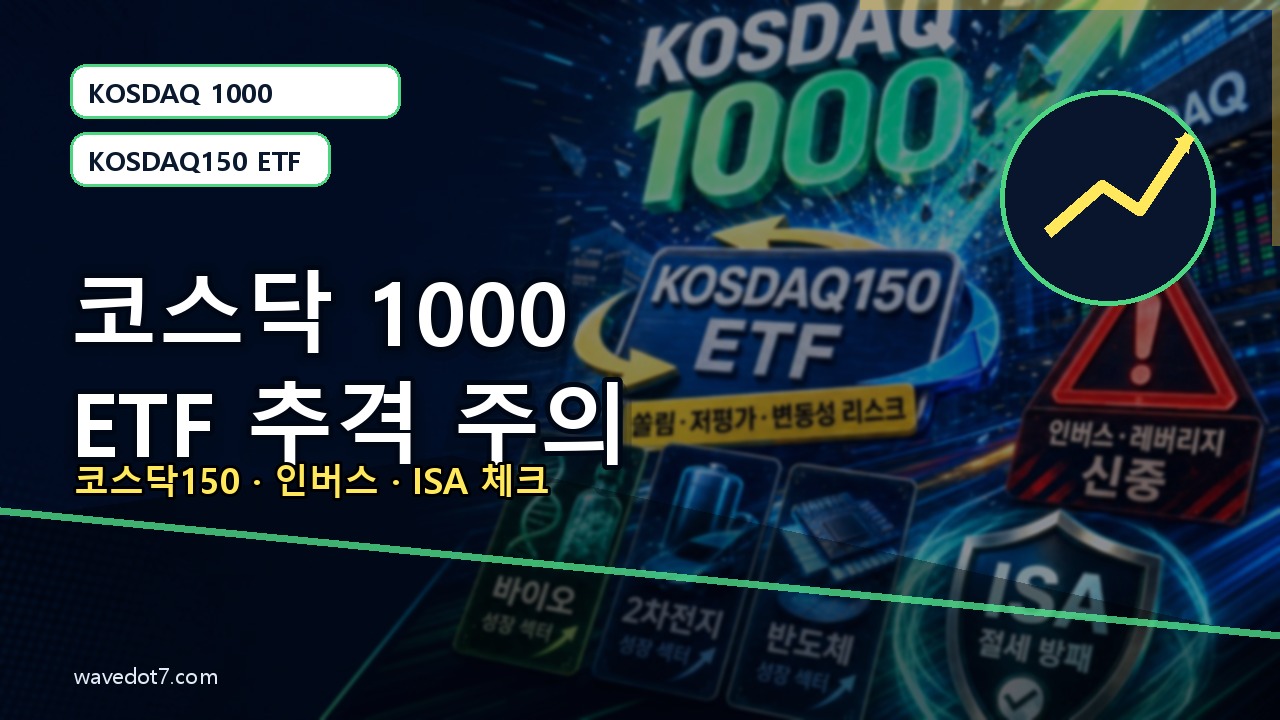 코스닥 1000 돌파 코스닥150 ETF 순환매 인버스 리스크 썸네일
