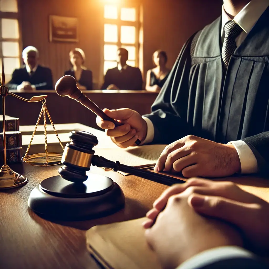 판사가 선고하는 이미지