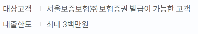 신한은행 생활안정자금 긴급생계자금 대출