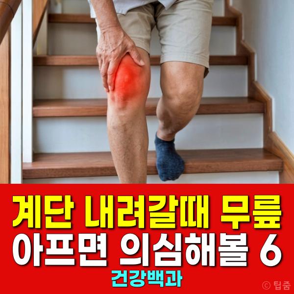 연골연화증 초기증상 자가진단