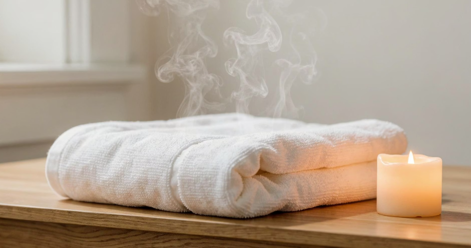 온찜질 도구 (따뜻한 수건)