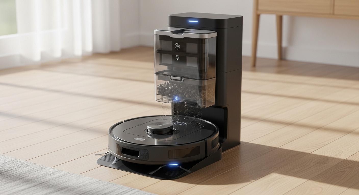 배터리 자동 먼지비움 로봇청소기