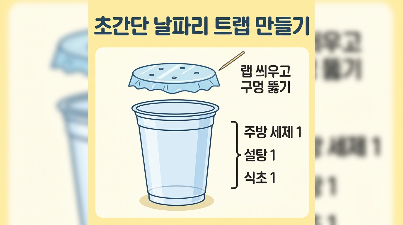 날파리 퇴치법