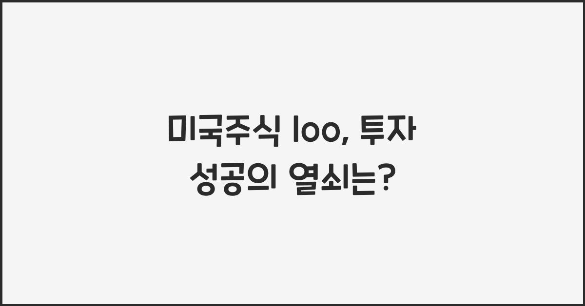 미국주식 loo