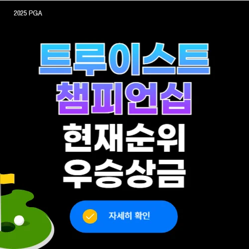 트루이스트 챔피언십 순위 임성재 김시우 결과