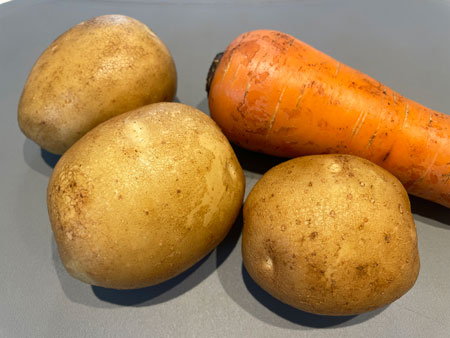 감자와 당근