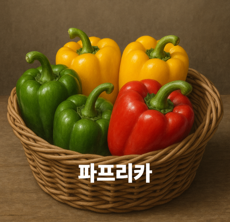단맛과 아삭한 식감 노화방지 다이어트 파프리카 효능 영양성분