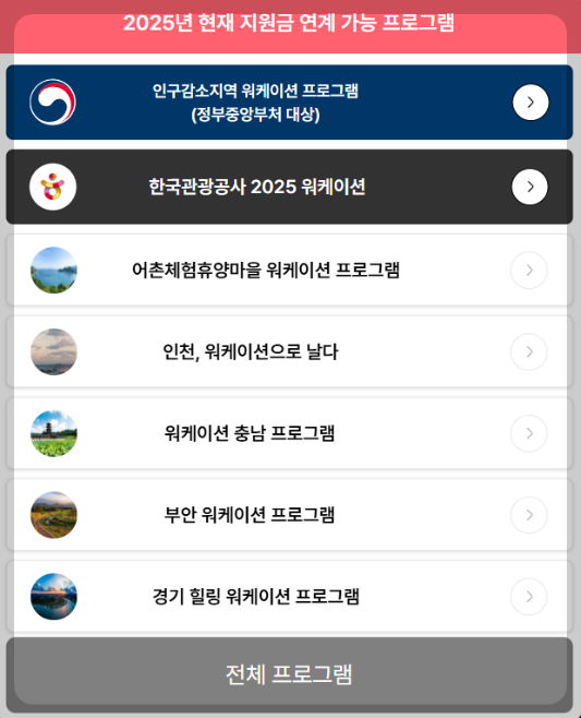 2025년-워케이션-지원금-연계가능프로그램-이미지