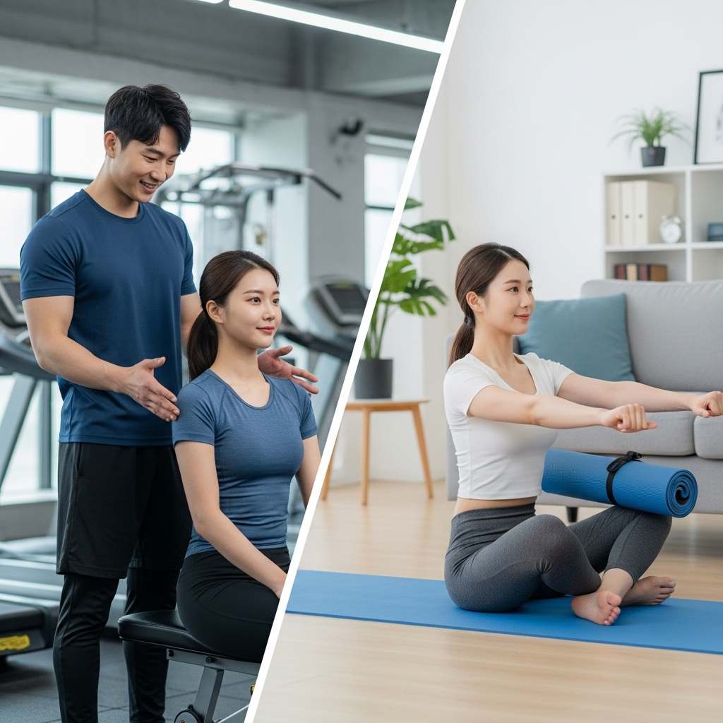 PT vs 홈트, 돈과 지속력의 차이