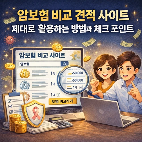 암보험 비교 견적 사이트 썸네일
