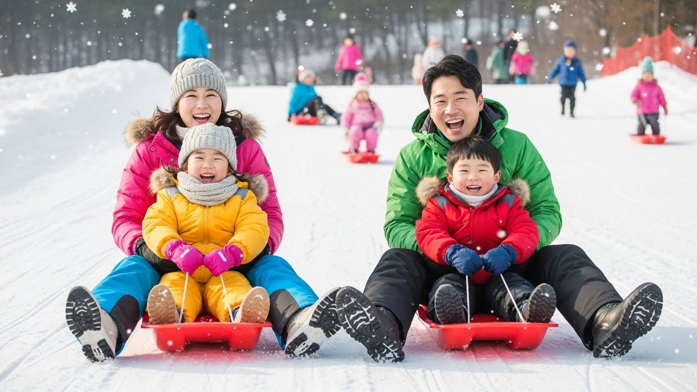 서울·수도권 겨울 가족 나들이 추천! 눈썰매장 BEST 3