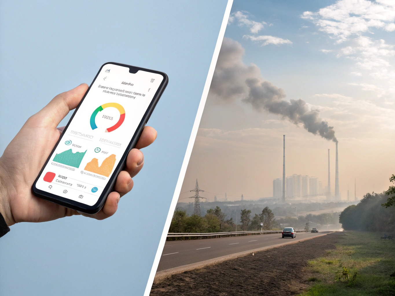 미세먼지 농도 확인