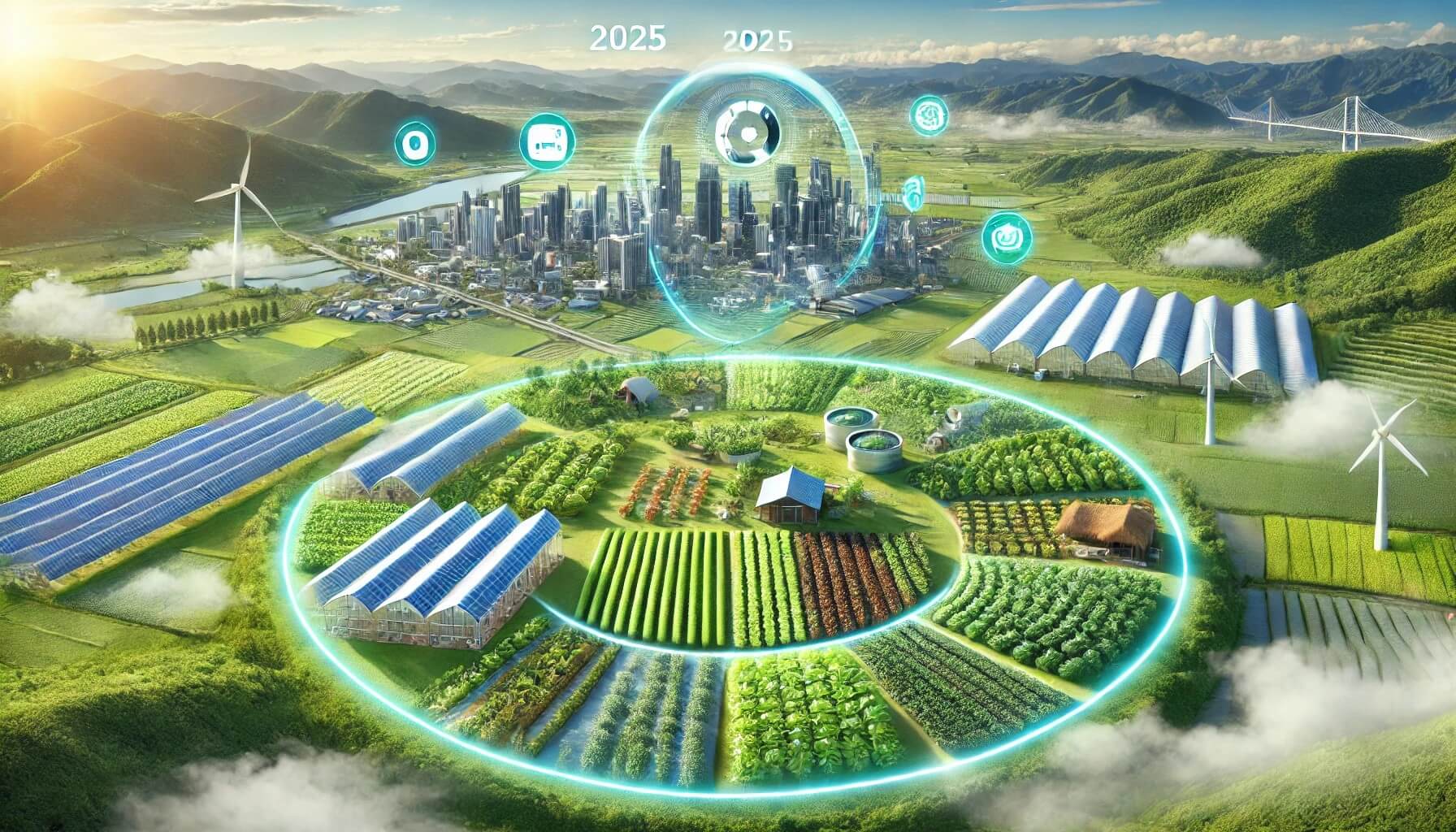 친환경 농업의 미래 이미지