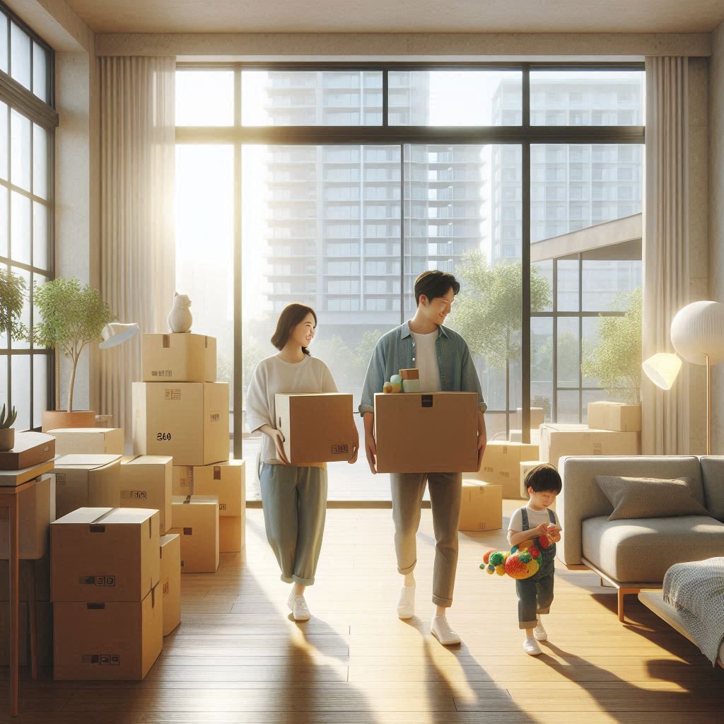 이사가는 가족