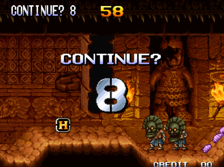 메탈슬러그5-오락실게임-종료-화면